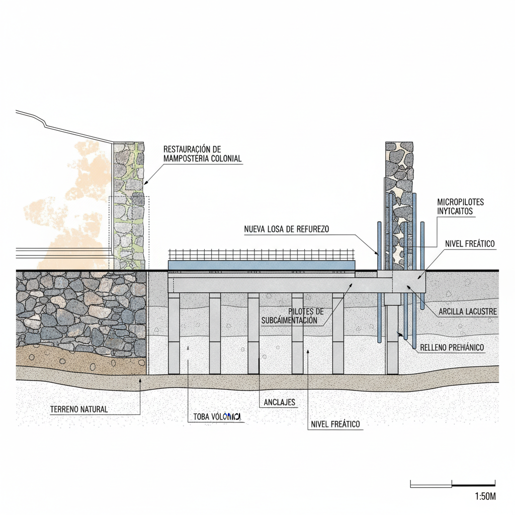 Seismic Retrofitting in Centro Historico