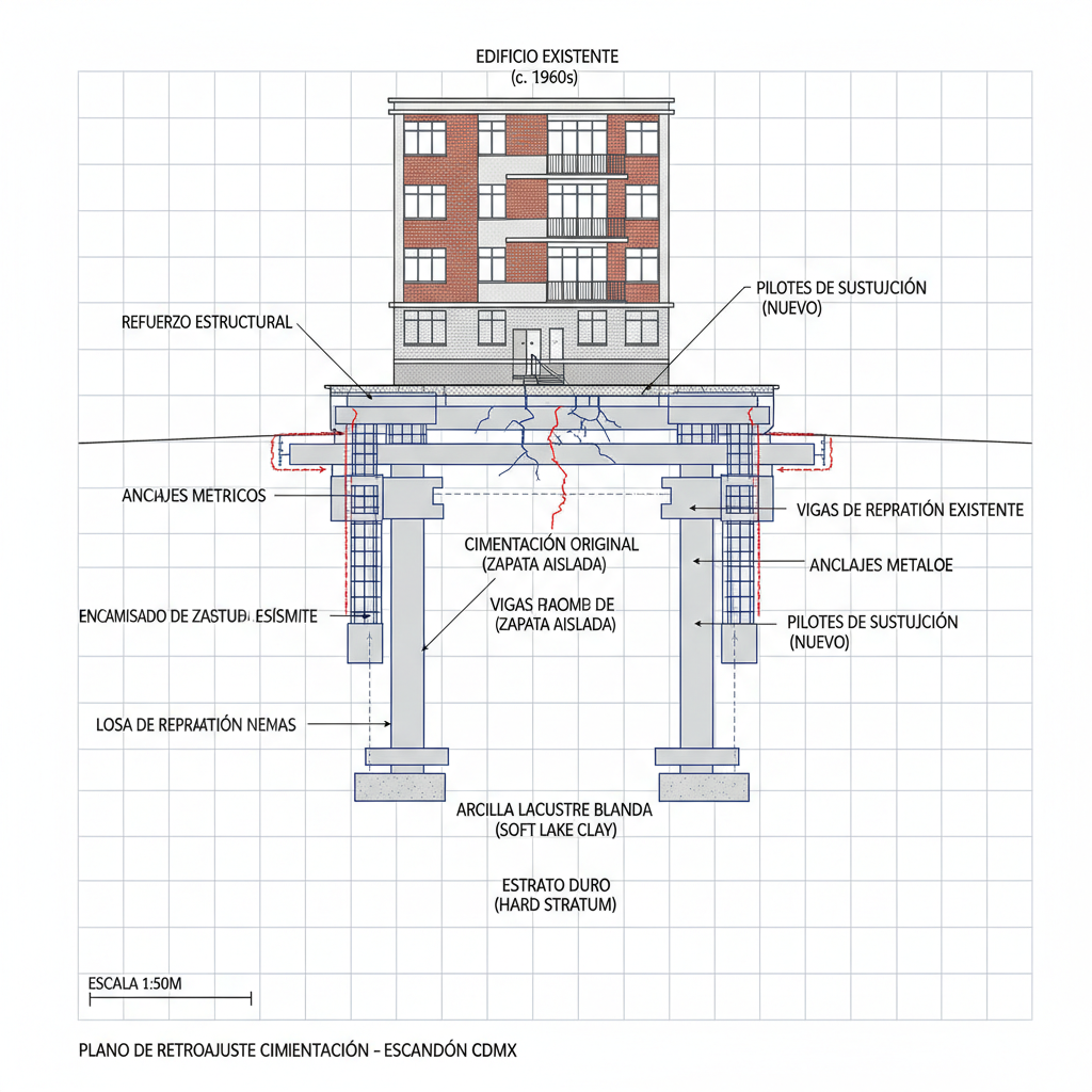 Seismic Retrofitting in Escandon