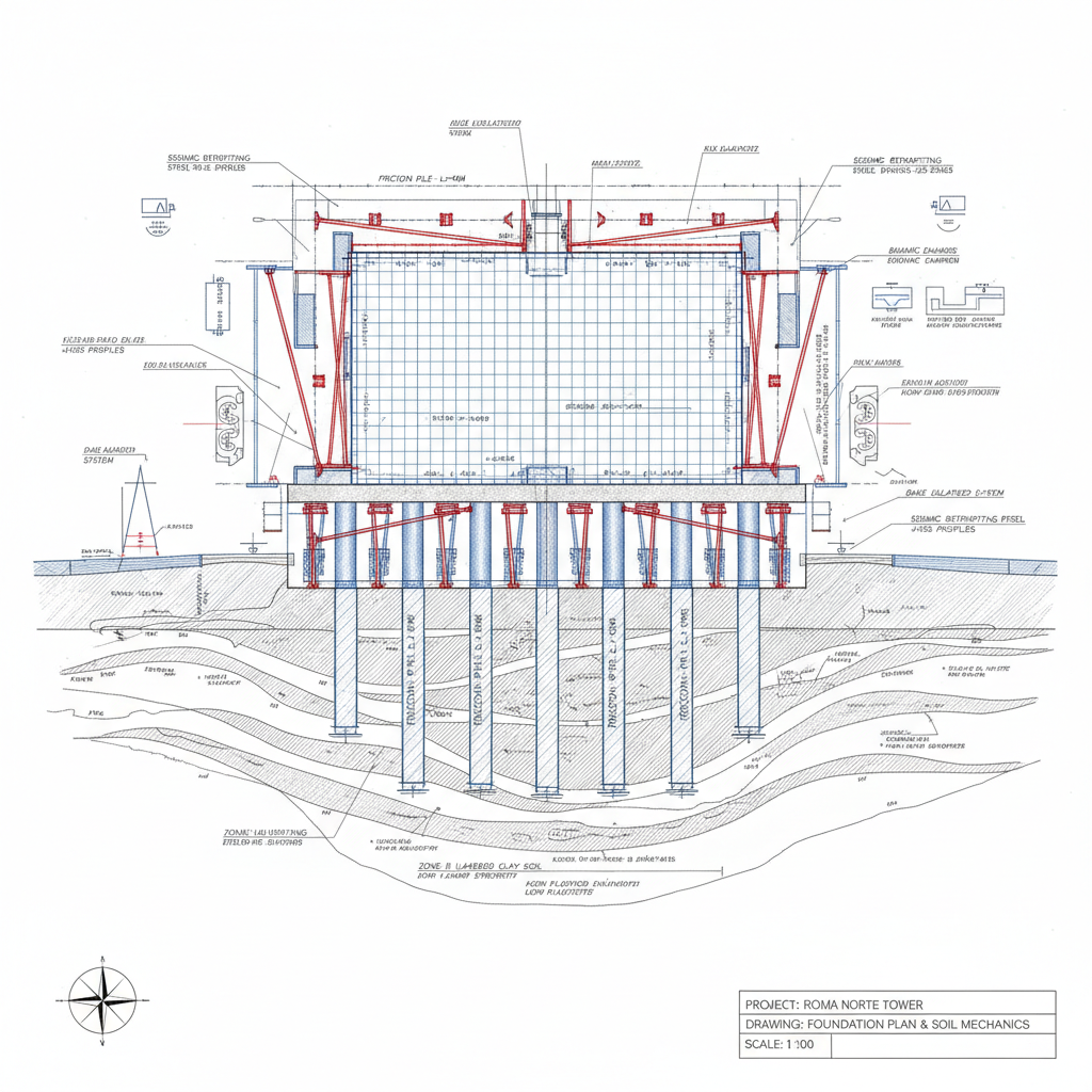 Seismic Retrofitting in Roma Norte